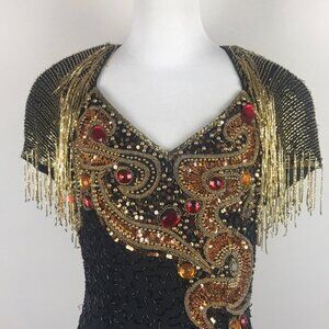 LIME NITE • Vintage Silk Dress